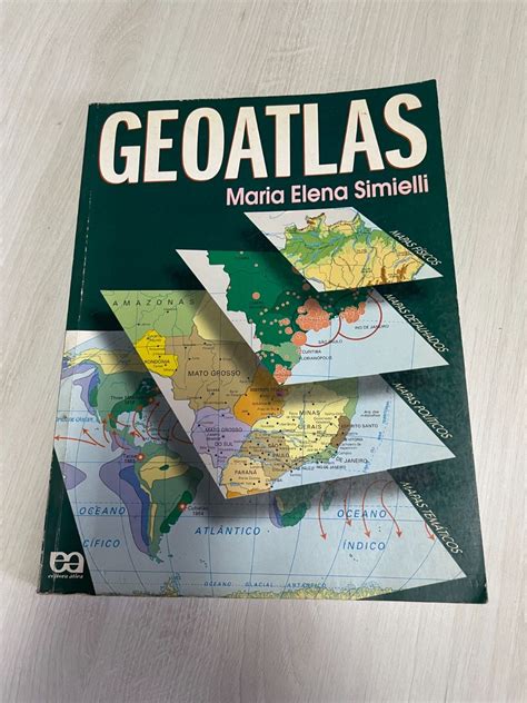 Geoatlas De Maria Elena Simielli Livro Atica Usado Enjoei