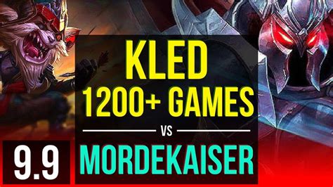 Carry Your Team As Kled Vs Mordekaiser Top 4 Early Solo Kills Kda