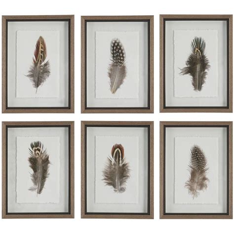 Uttermost Birds Of A Feather X Inch Framed Prints Set Of