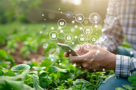 Smart Farming With Digital Farmer Using Smartphone For Monitoring Crops