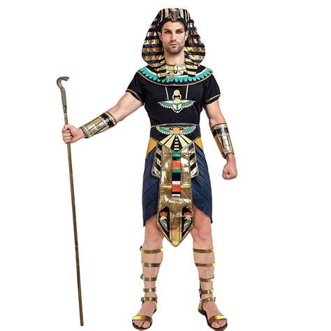 Spooktacular Creations Egyptian King Pharaoh Deluxe Halloween Costume For Men Role Playing