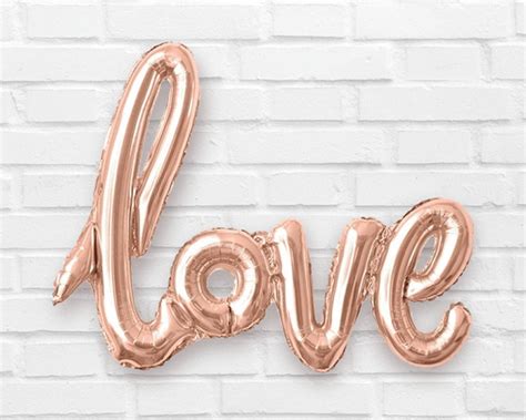 Balão Metalizado Love Rose Gold 42 Elo7 Produtos Especiais