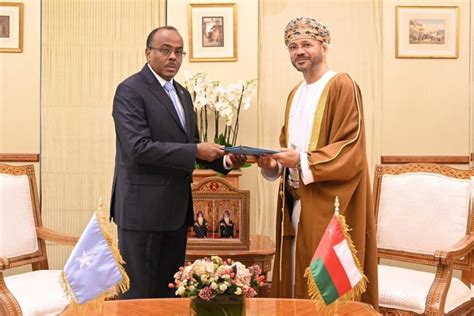 President Of Somalia Sends Message To His Majesty Fm Gov Om