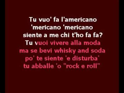 TU VUO' FA' L'AMERICANO-KARAOKE Chords - Chordify