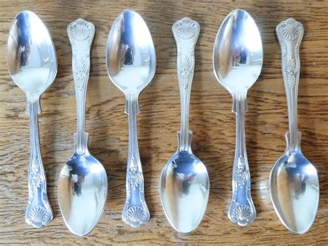 Matching Vintage Set Sheffield Elkington Silver Plate Kings Pattern