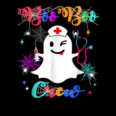 Funny Ghost Ems Emt Paramedic Nurse Halloween Boo Boo Crew T Shirt