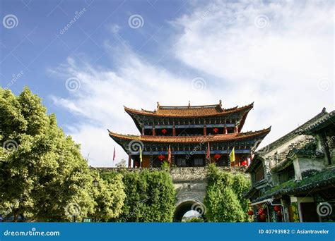 Dali City Entrance Yunnan China Stock Photo Image Of Historic