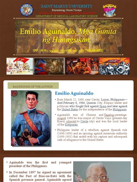 emilio aguinaldo mga gunita ng himagsikan  philippines violence