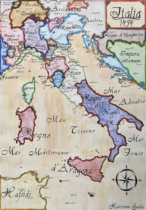 Italy During The Renaissance Map Get Map Update