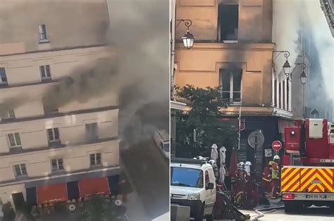 Paris Au Moins Deux Blessés Dont Un Grave Dans Un Incendie Dimmeuble Le Bhv Fermé