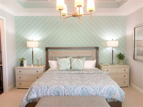 Seafoam Green Airy Bedroom Design Beach Houses