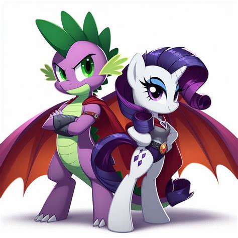 spike and rarity superhero couple by stitchfan08steven on DeviantArt