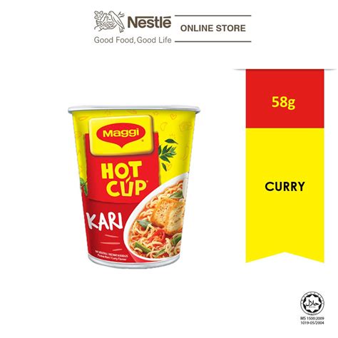 Maggi Hot Cup Tom Yam G X Cups Carton Pgmall