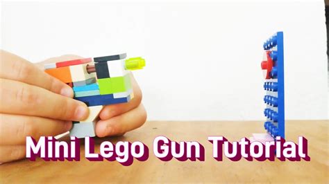 How To Make A Mini Lego Gun Tutorial Youtube