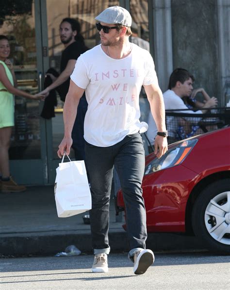 Chris Hemsworth at Joans on Third in West Hollywood 3/12 | Lipstick Alley