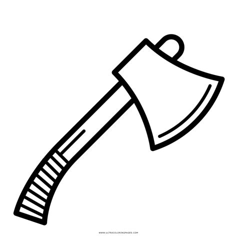 Axe Coloring Page Ultra Coloring Pages