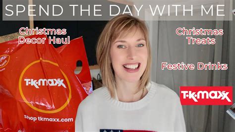 Spend The Day With Me Christmas Treats Huge TKMaxx Haul YouTube