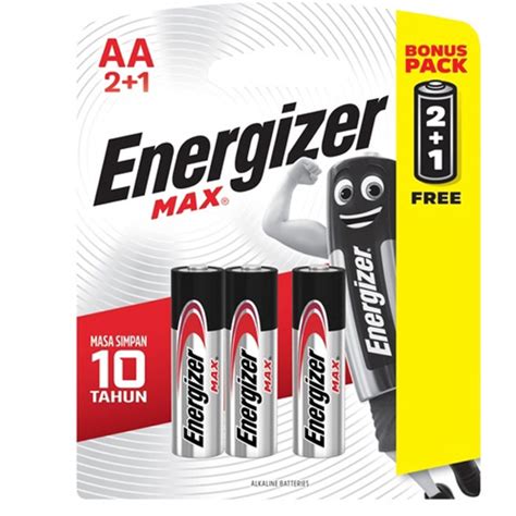 Energizer Max Aa Battery 15v Aa Lr6 Pack 21 Ntuc Fairprice