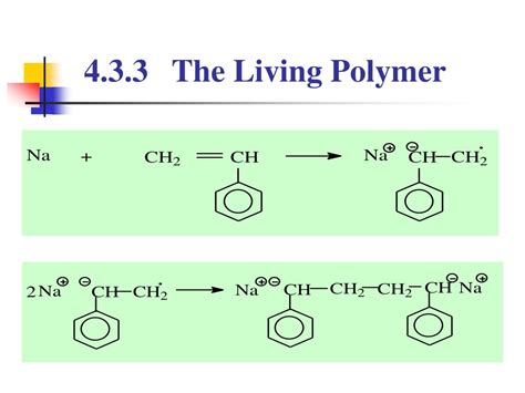 PPT Ionic Ring Opening Controlled Polymerization PowerPoint