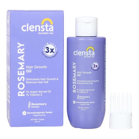 Buy Clensta Rosemary Hair Growth Oil With Argan Oil Vitamin E For