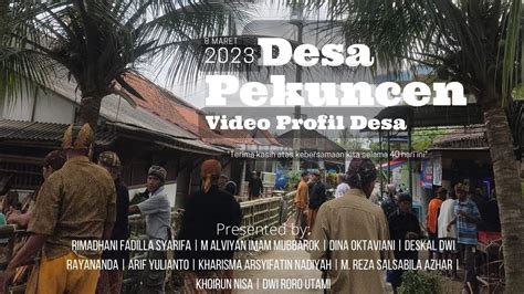 Profil Desa Pekuncen Jatilawang Banyumas Youtube