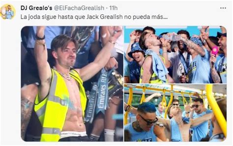 Los Memes De Grealish Inundan Las Redes Tras La Fiesta Del Manchester City