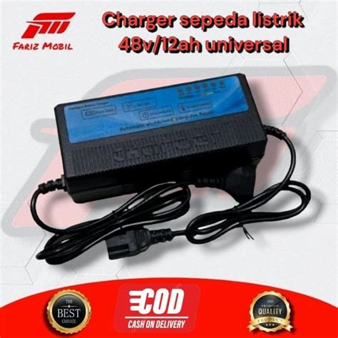 Jual Charger Sepeda Listrik V Ah Universal Charger Motor Listrik