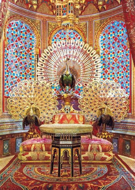 The Peacock Throne Built For Ludwig Ii Of Bavarias Moorish Kiosk At Linderhof Palace Germany