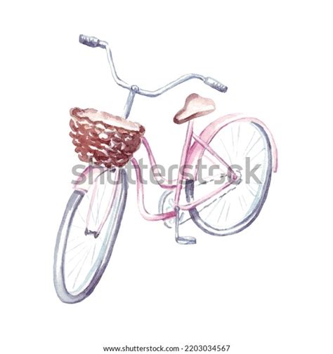 Bicycle Watercolor Clipart Handpainted Illustration Stock Illustration 2203034567 | Shutterstock