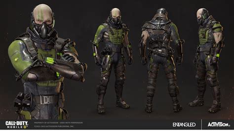 Entangled Studio In Game Full Pipeline Character For Call Of Duty Mobile