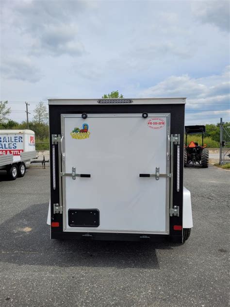 Diamond Cargo 5 X 8 Enclosed Trailer New Enclosed Cargo Utility Landscape Equipment Car Dump