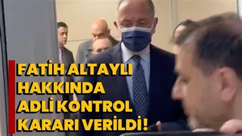 Fatih Altaylı Hakkında Adli Kontrol Kararı Verildi Afyon Haber Odak Gazetesi Son Dakika