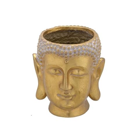 Vaso Decorativo Buda 22x22x24cm Rústico Mabruk Leroy Merlin