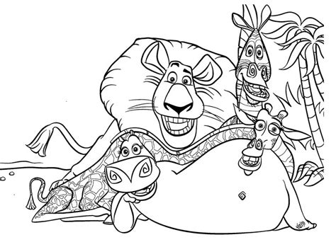 Free Printable King Julien Coloring Pages