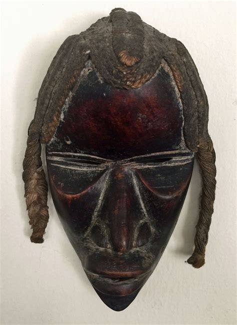 African Mask Dan Tribe Ivory Coast Liberia Wooden Old Etsy