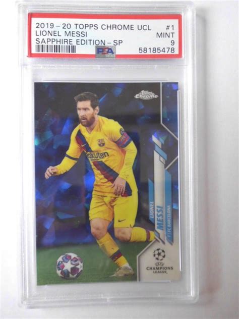 2019 20 TOPPS Chrome UCL Lionel Messi SP Sapphire Catawiki