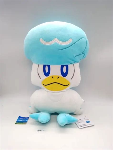 Quaxly N005 PokÉmon Banpresto Bandai Oreiller Peluche 16 Tag Doll