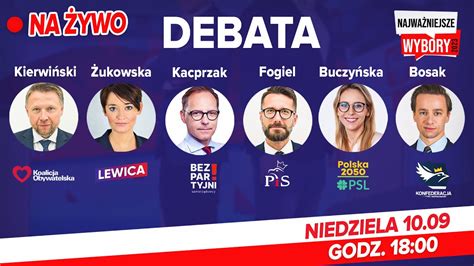 Na Ywo Najwa Niejsze Wybory Debata Przedstawiciele Wszystkich