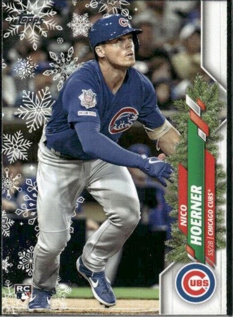 Nico Hoerner 2020 Topps Holiday RC Rookie HW111 Chicago Cubs EBay