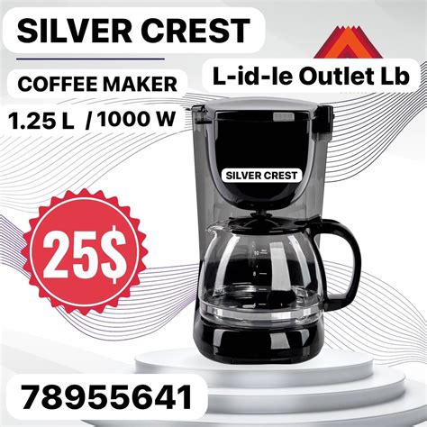 1.25L SilverCrest Coffee maker