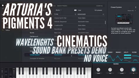 Arturiaofficial Pigments Cinematics Paid Soundbank Presets Demo No