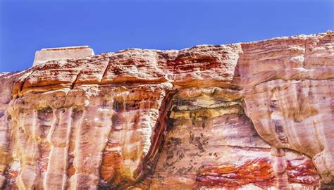 Roche Rouge Des Tombes Royales Petra Jordan Image Stock Image Du