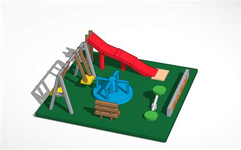 3d Design The Playground Park Tinkercad