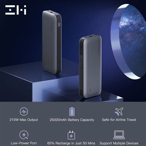 ZMI PowerPack No. 20: a Powerbank com capacidade de 25000 mAh e 210W de ...