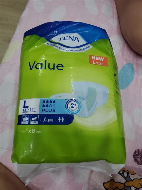 Tena Value Adult Diaper Size L Everything Else On Carousell