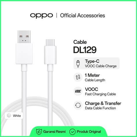 Jual Oppo Usb Cable Dl Type C Vooc Flash Charge Oppo Official