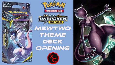 Pokemon Tcg Sun And Moon Unbroken Bonds Battle Mind Mewtwo Theme Deck