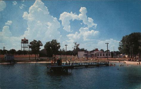 Swimming Pool at the Carswell Air Force Base Fort Worth, TX Postcard