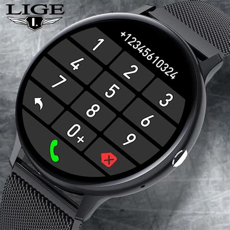 Buy Lige 2021 Bluetooth Answer Call Smart Watch Men Full Touch Dial Call Fitness Tracker Ip67