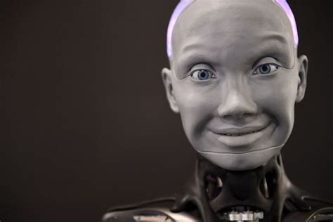 Ameca Humanoid Can Wink Grin Frown Like Human Technology For Human